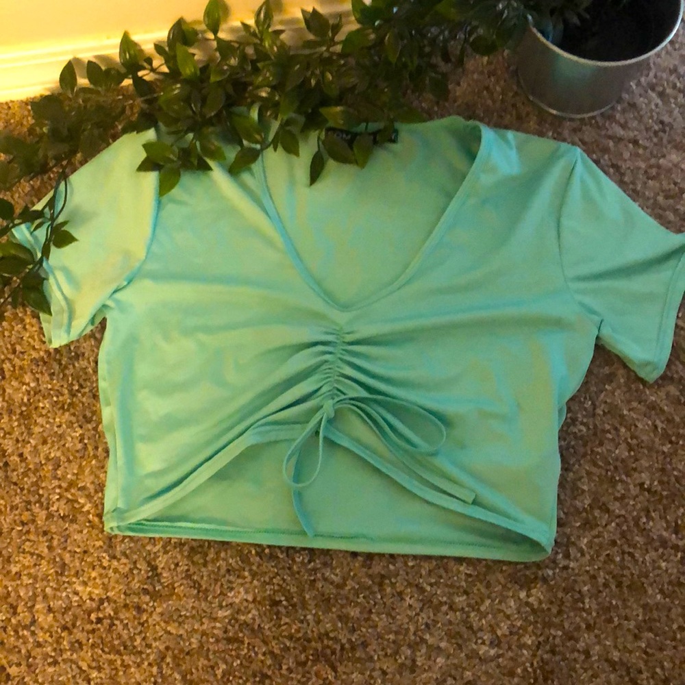 Urban Planet Turquoise Crop Top
